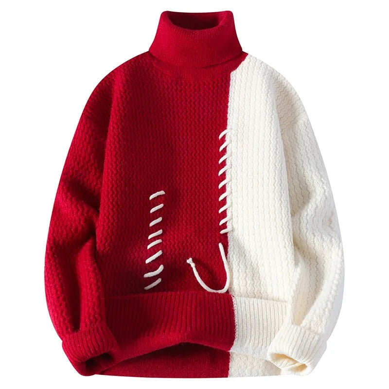 Autumn Knitted sweater fashion pullovers Loose arm