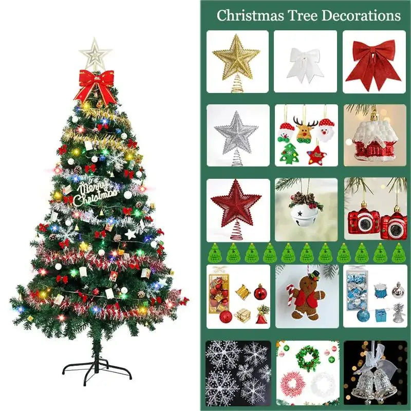 Weihnachtsdekoration, Weihnachtsbaum, Plüsch-Anhänger, Weihnachtsmann, kleine Glocke, Elch, Schneeflocke, Schleife, Stern, Glückstüte, Zuckerstangen-Anhänger