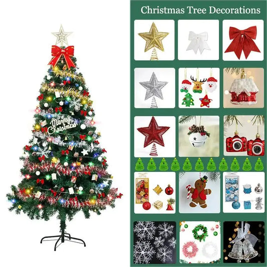 Weihnachtsdekoration, Weihnachtsbaum, Plüsch-Anhänger, Weihnachtsmann, kleine Glocke, Elch, Schneeflocke, Schleife, Stern, Glückstüte, Zuckerstangen-Anhänger