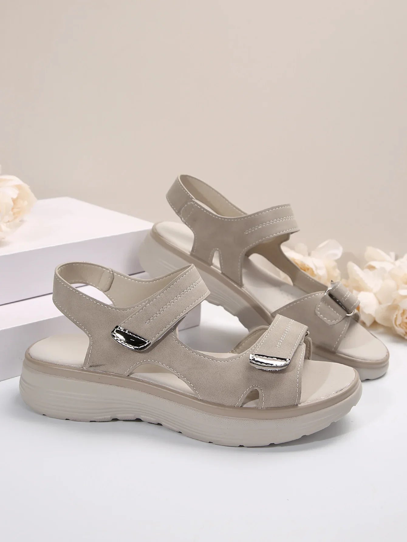 JAYHW Wedges Atmungsaktiv - Damen Rutschfest Keil 1-3cm