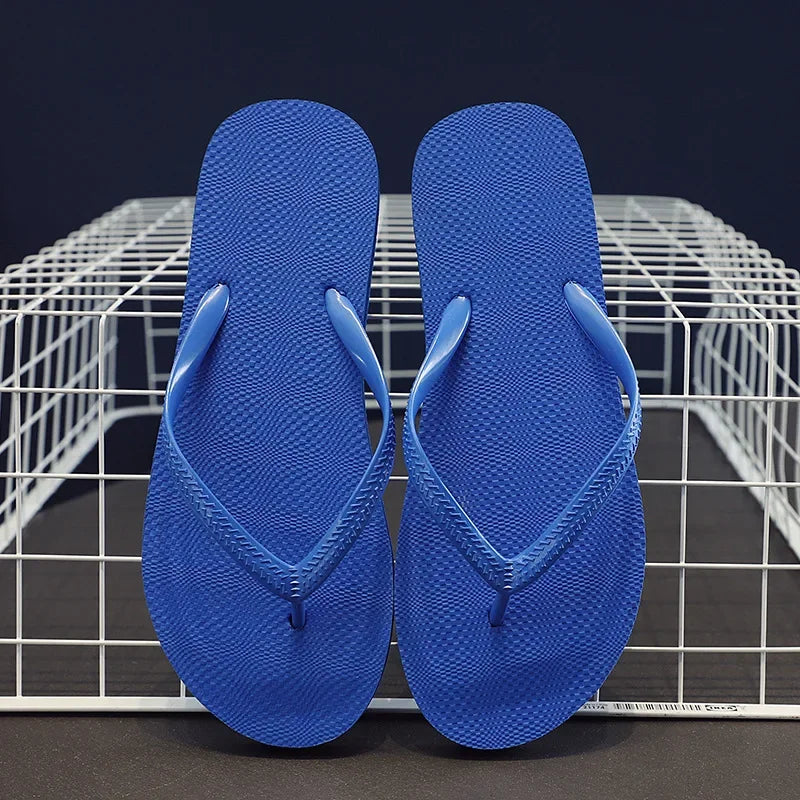 Women Summer Slippers Solid Beach Flip Flops Anti-slip Slipper Casual Shoes Home Shoes Women Simple Comfortable Beach Shoe