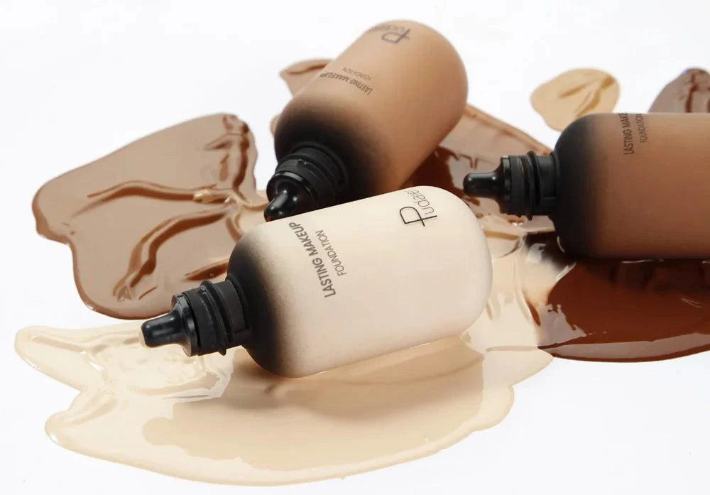 Face liquid foundation makeup waterproof base whitening cover dark circle