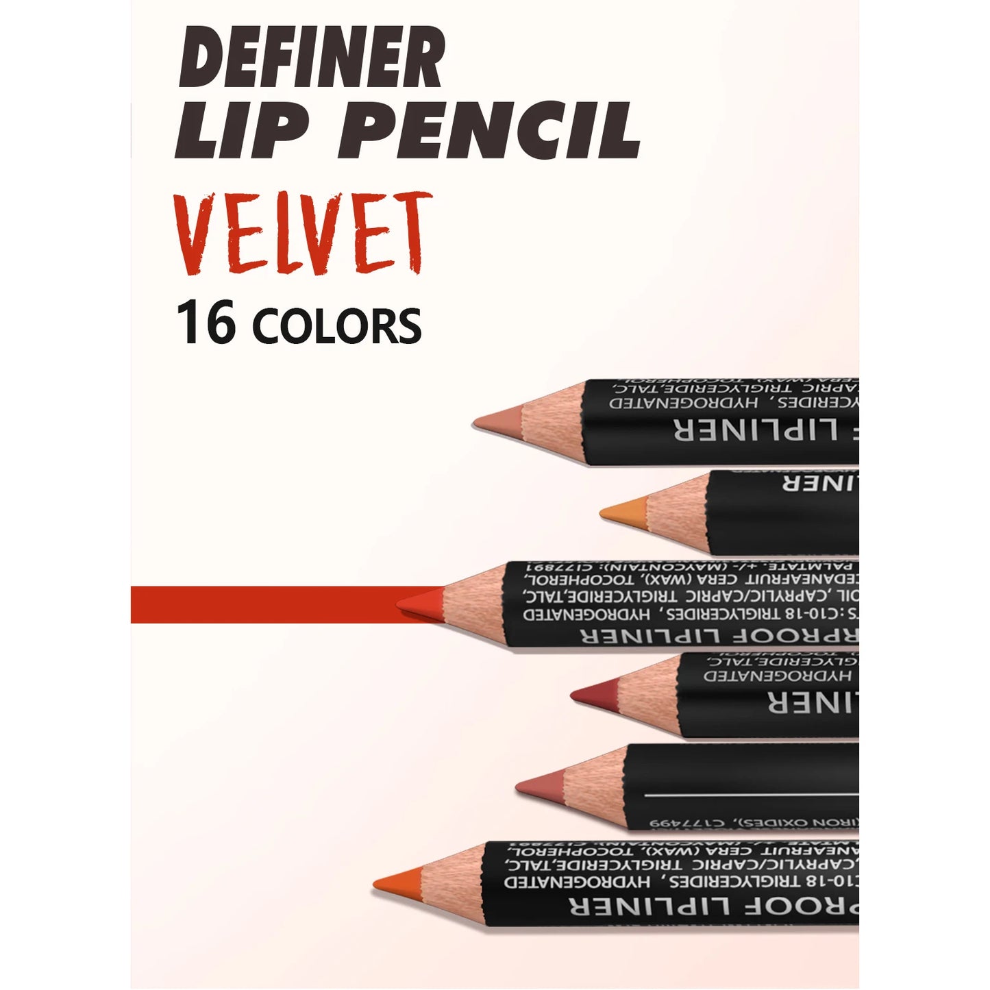 Choice Nude Lipliner Bleistift - 14 Farben Matt Wasserdicht