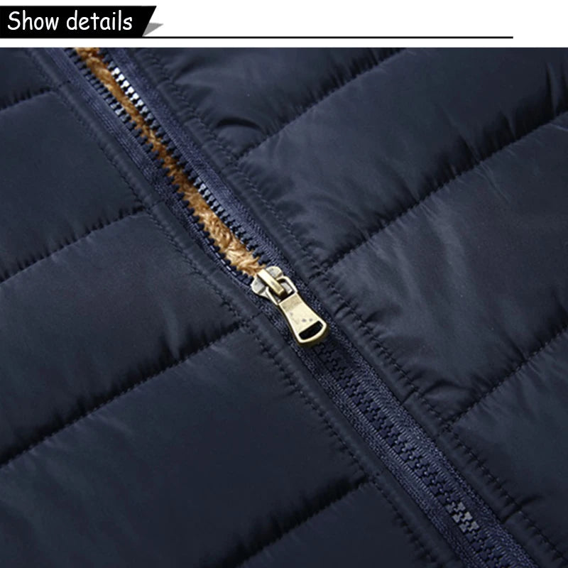 YAHOUFJUNYACN Standkragen Weste Winddicht - Reißverschluss Größe