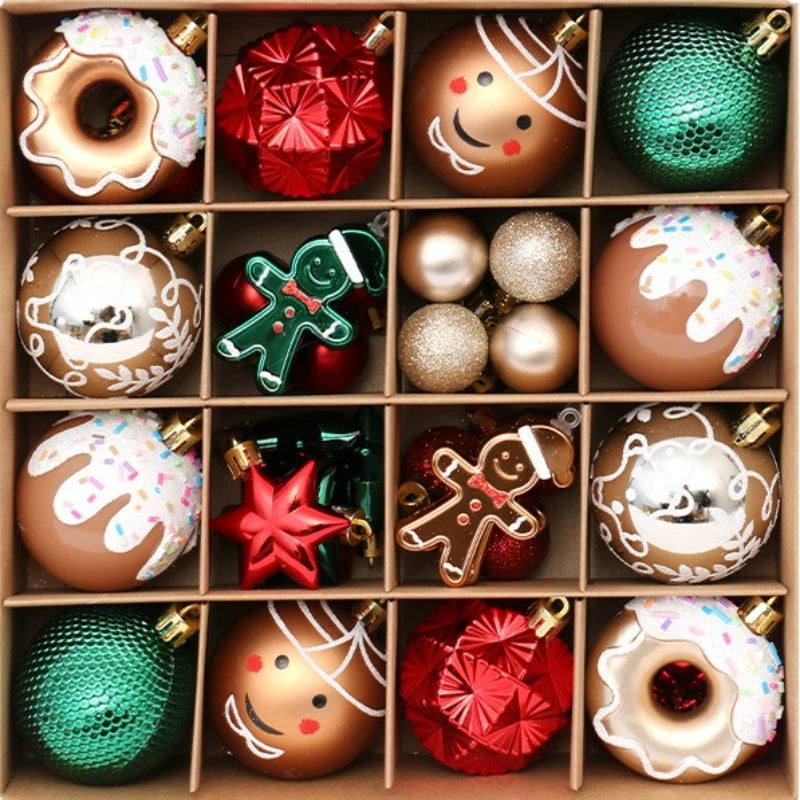 Festglanz Kugeln Premium Lackiert - 42 Stück, 6 cm Durchmesser