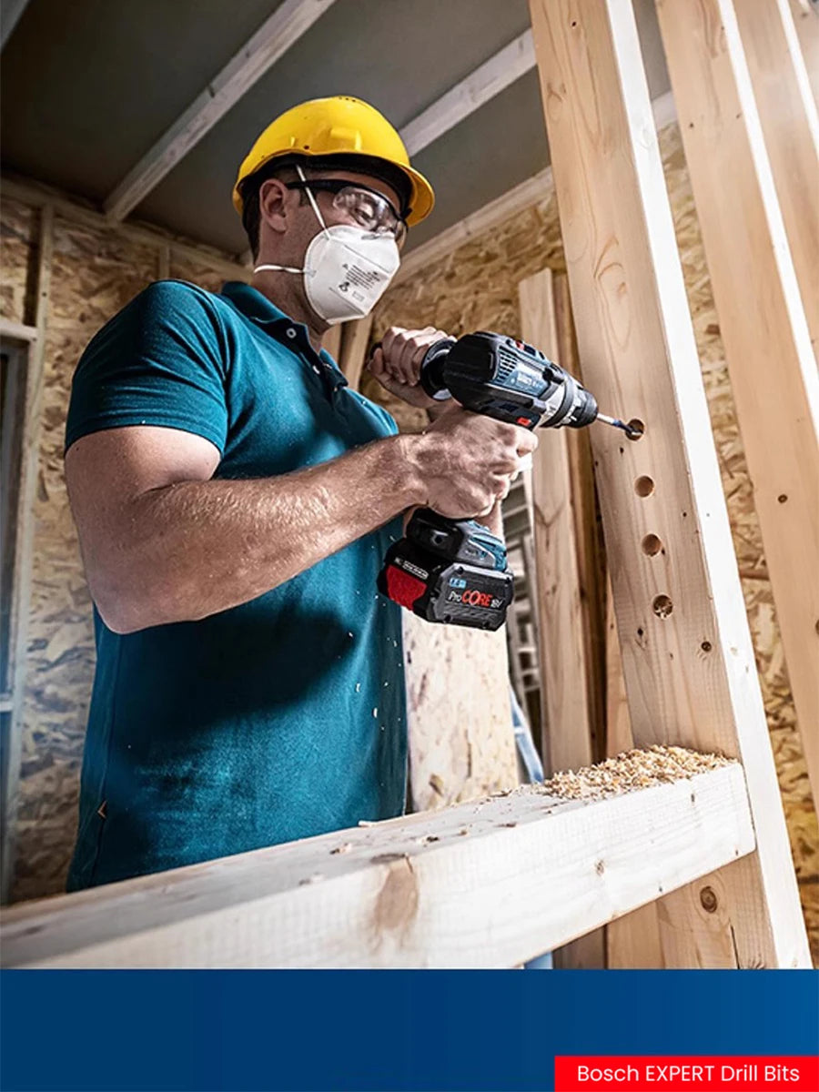 Bosch Expert Drill Bits Wood Drilling Self-tapping Thread 1/4 "HEX Shank Power Tool Accessories for Electric Screwdriver