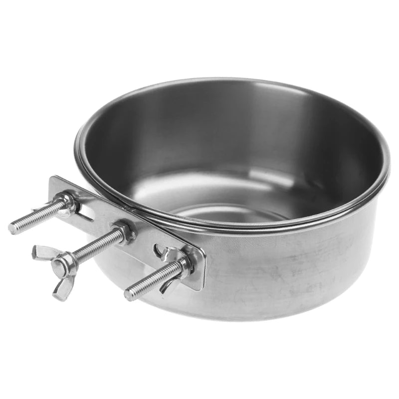 Pet Cage Feeder Water Bowl Food Dispenser for Small Medium Large Cats Dogs Pet Feeding Solution for Cats Dogs Drop Shipping