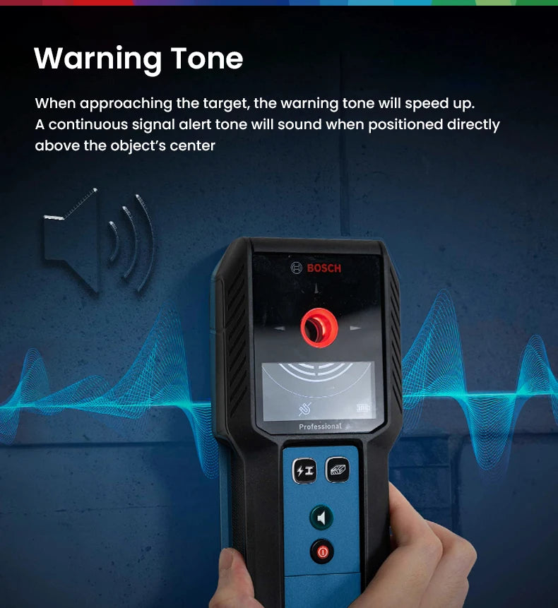 Scaner de perete 2025: Detector de perete Bosch Professional - Scaner digital pentru cabluri sub tensiune