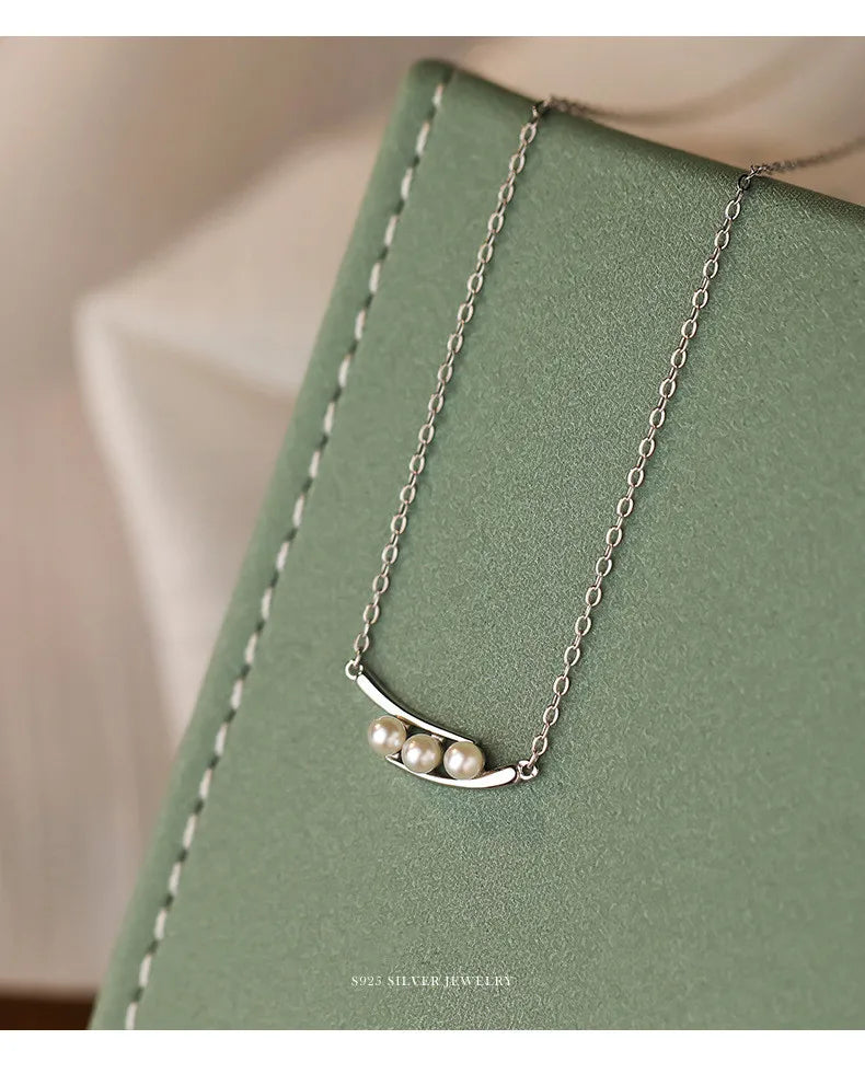 OBEAR XL864 Perlenanhänger Luxus Damen - 925 Silber 1.2g