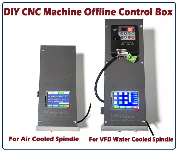 LYBGACNCCNC Wassergekühlte CNC Router - 2200W Achsen 3 5 Maße 2030 by Golden Bridge Store