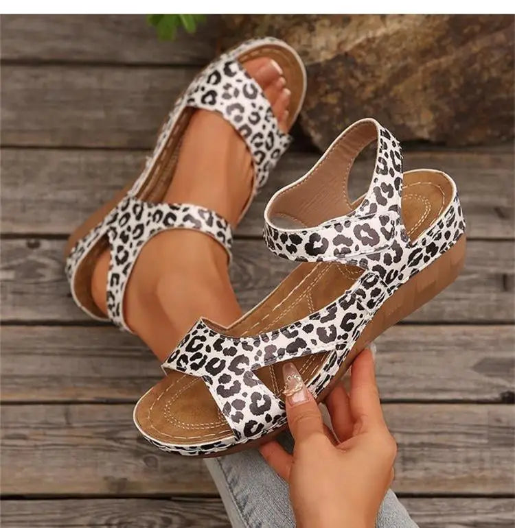Summer Woman Sandals Shoes Open Toe Women Shoe Soft Shoes For Women Wedge Women's Shoes Breathable Footwear Women Sandal Female