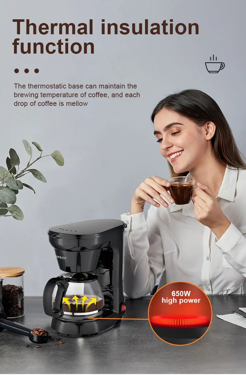 Sokany Espresso Automat EinKlick Start - 5 Tassen 110-220V