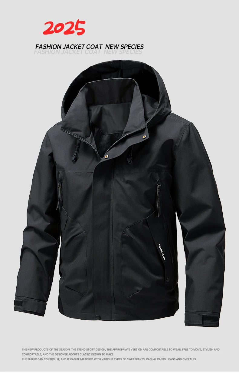 CHRLCK Jacke Wasserdicht - Gewicht 500g, Größe Passgenau