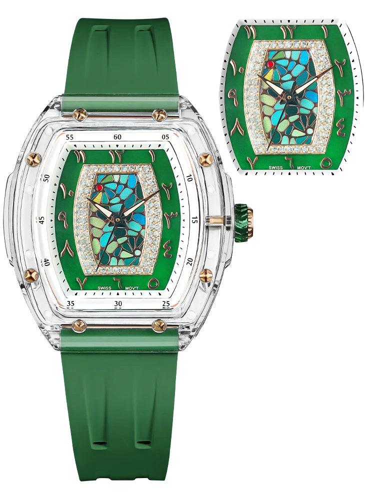 Dubai watch fashion crystal quartz wristwatch precious gift for girls