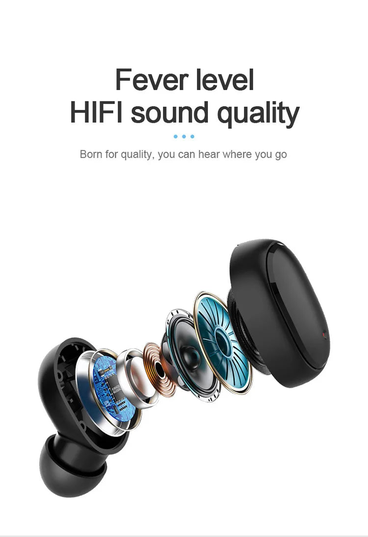 Bluetooth-Kopfhörer 2025: Original A6S TWS Headset Wireless Earphones Bluetooth Headphones - Sport Stereo Fone Bluetooth Earbuds for Xiaomi Huawei iPhone Collection