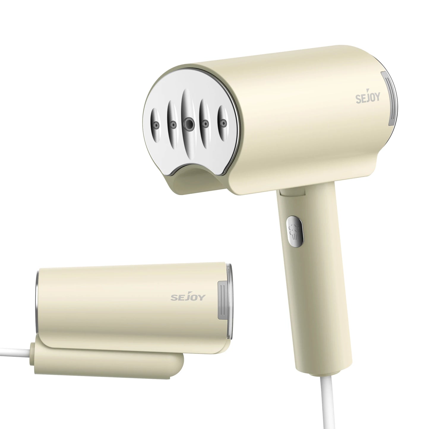 Sejoy Dampfglätter Tragbar - 150ml Handheld Stoff Dampfer Schnellhitzung 1000W Dampfbügeleisen für Zuhause Reisen