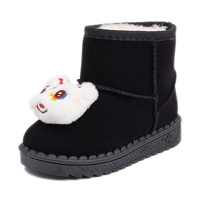 Kinder Winter Stiefel für Jungen Outdoor Neue Mädchen Schnee Stiefel Niedlichen Cartoon Mode Kausalen Kinder Outdoor Plüsch Stiefel Warme Vielseitig