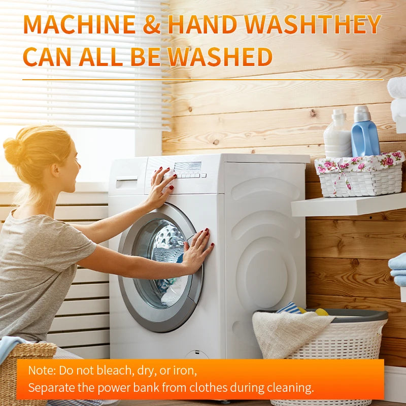 TODWARM M01 Beheizte Weste - Kapazität 6000mAh, Leistung 5V 2A, Größe One Size Universell Passform