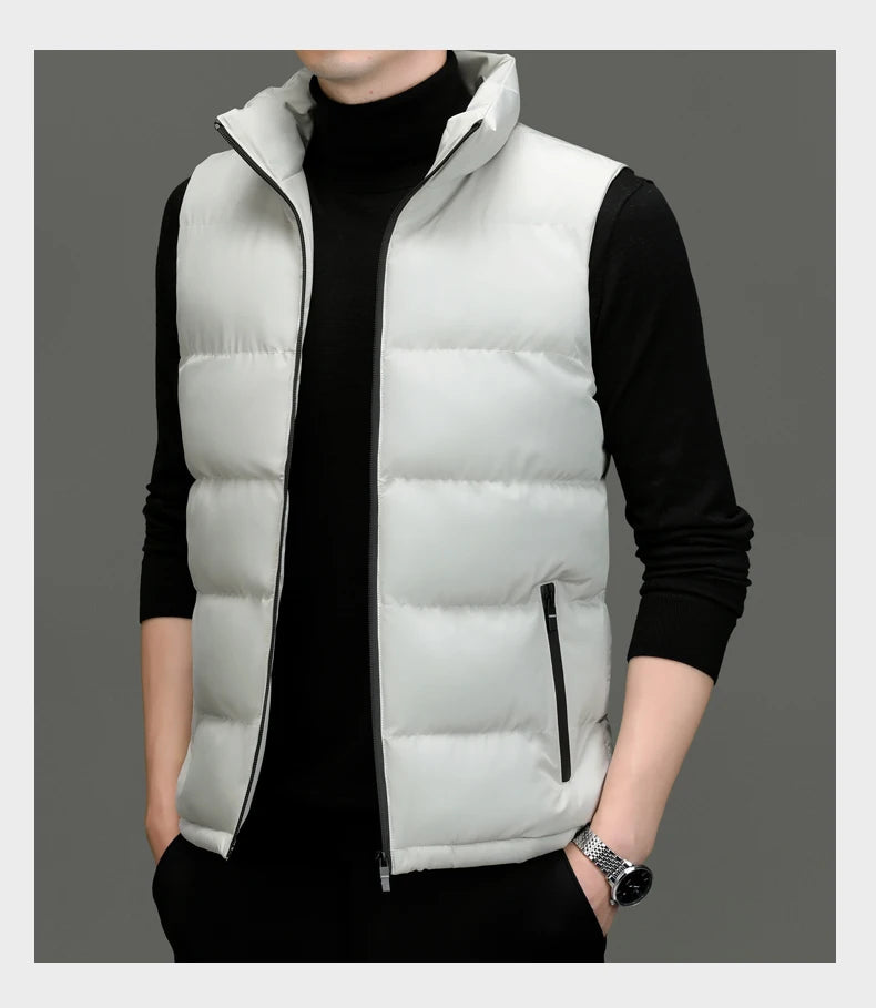 CN Fujian Daunenweste Standkragen Winddicht - Füllung Daunen/Baumwolle, Größe M, Wärmeleistung Hoch