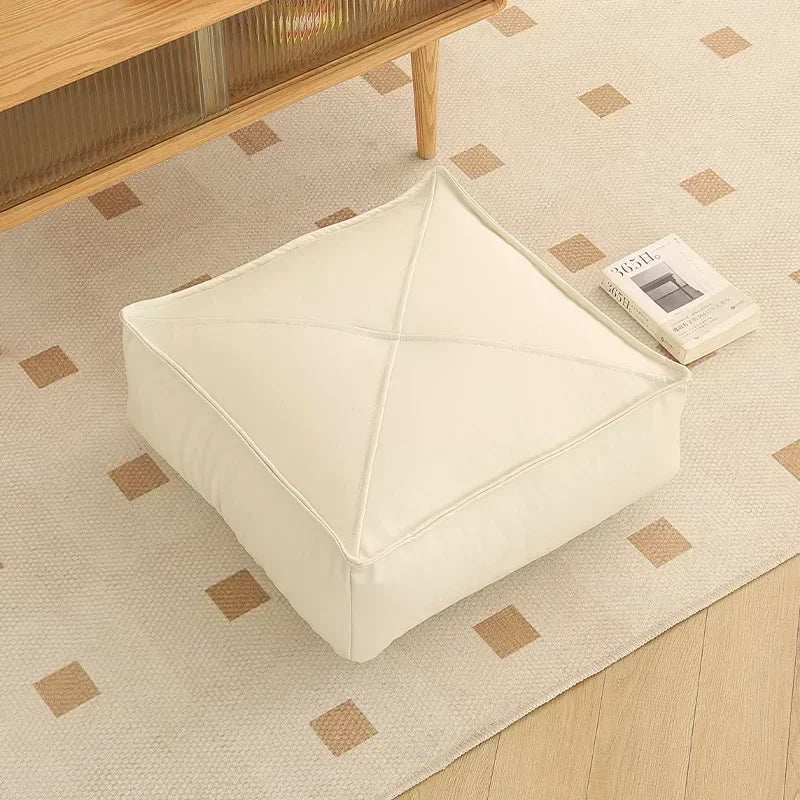 Hubei Dickes Bodenkissen - Größe 40x40 cm, Dicke 8 cm, Samt
