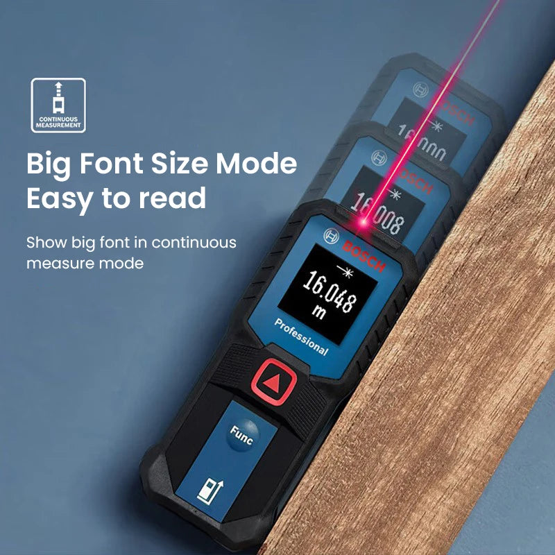 Bosch Laser Entfernungsmesser 30/40/50/100m Distanzmesser Hochpräzision Laser Level Elektronisch Bluetooth Messwerkzeuge GLM 50-27CG