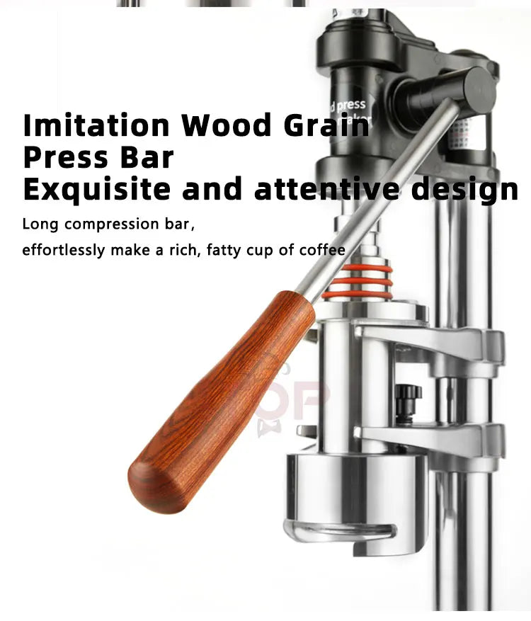 ITOP 1-16 Bar Hand-pressed Coffee Machine Manual Espresso Commercial Home Extraction Variable Pressure Lever Coffee Maker