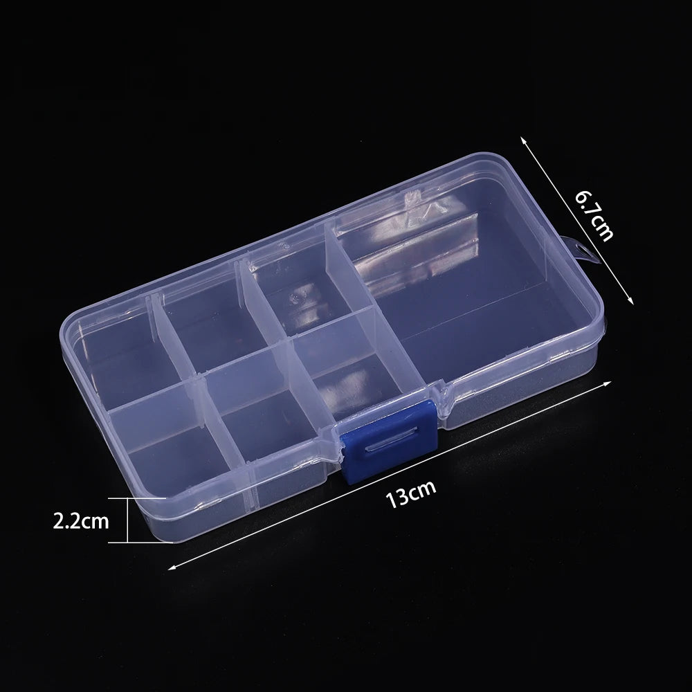 Plastik Schmuck Boxen Plastik Werkzeug Box Verstellbar Handwerk Organizer Lagerung Perlen Armband Schmuck Boxen Verpackung Großhandel