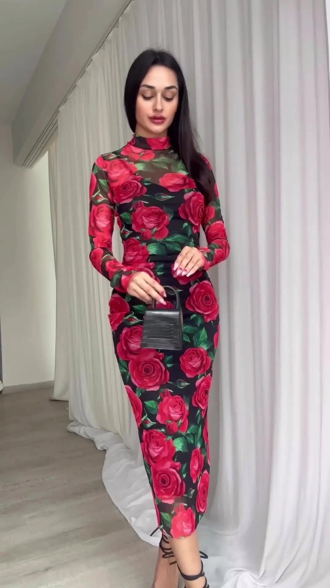 Eid Muslim Dress for Women Print Bodycon Vestidos Abaya Morocco Party Dresses Ramadan Kaftan Islam Dubai Arab Long Robe 2024