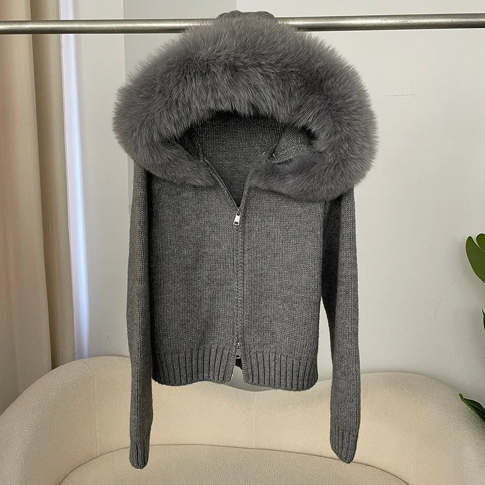 CN Zhejiang Cardigan Kapuze - Größe M, Gewicht >320 g/m²