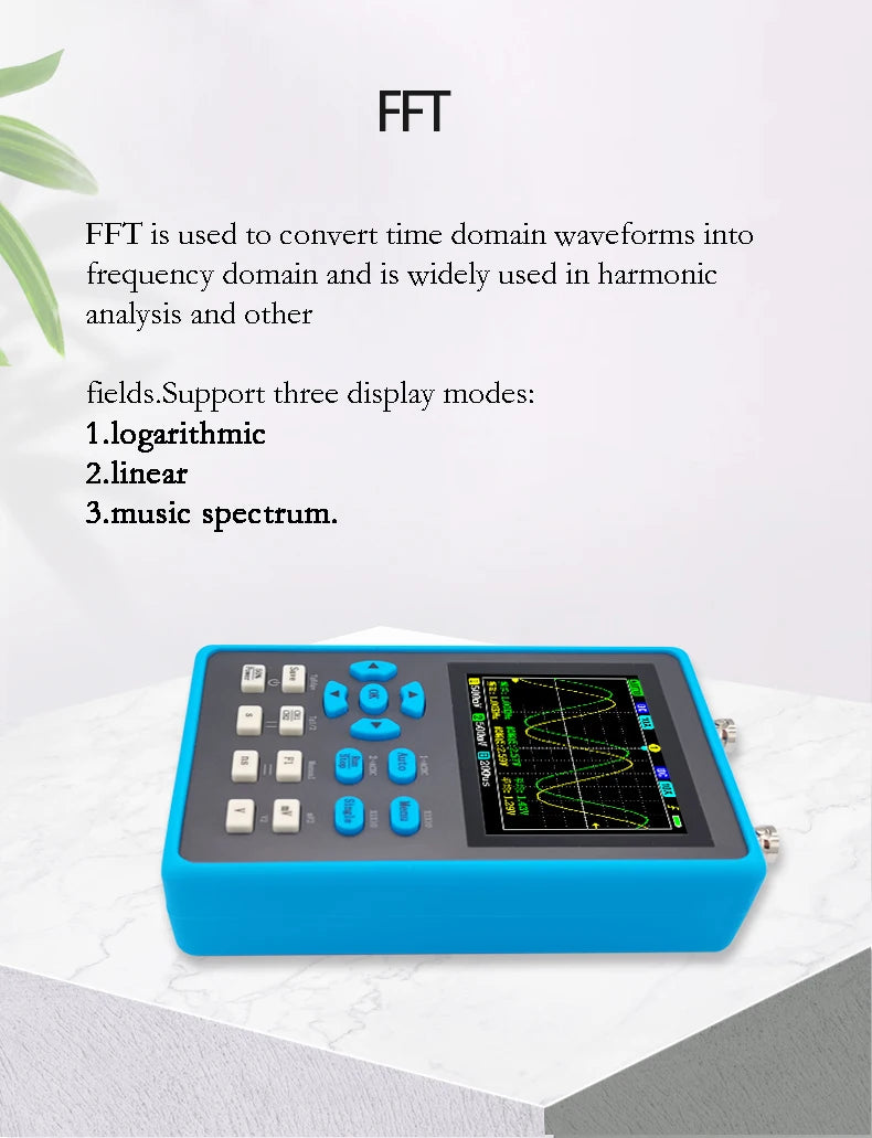 ZEEWEII DSO2512G 2,8 Zoll Handheld Digital Oszilloskop 120M Bandbreite Dual Kanal Signal Generator XYmode
