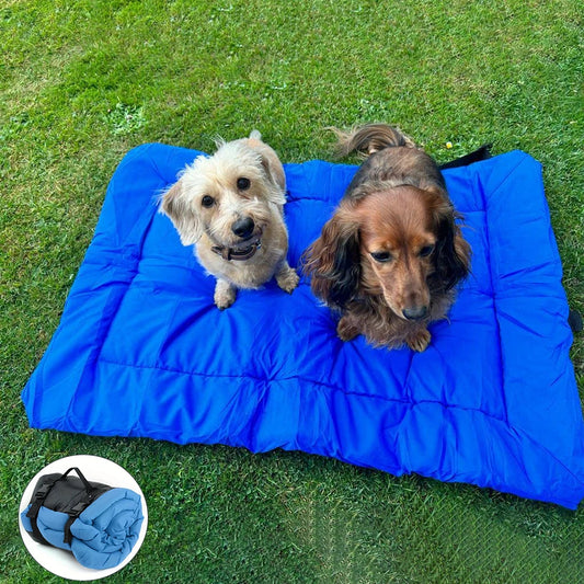 Hundebett 2025: PETRAVEL Outdoor Dog Bed Portable Camping Travel - Foldable Dog Mat Waterproof Non-Slip Machine Washable Pet Accessories Collection