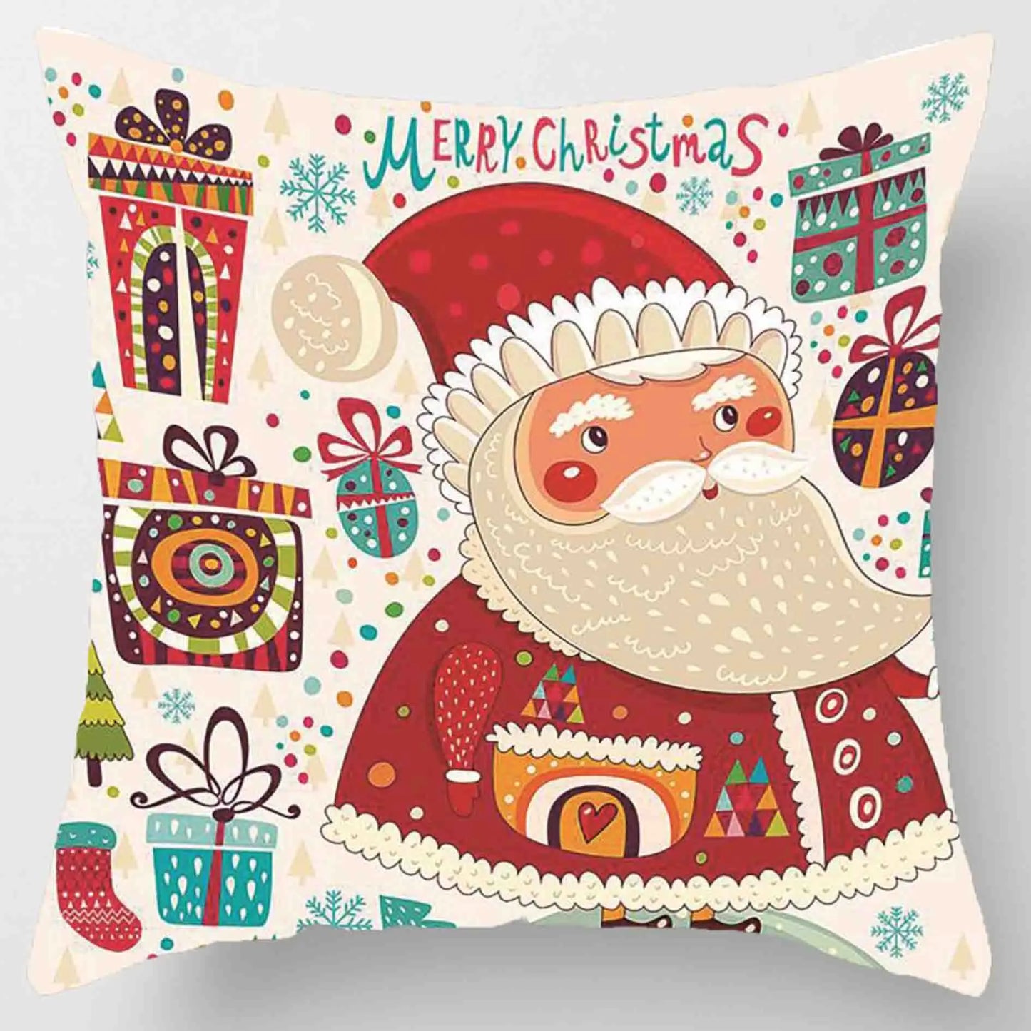 2025 New Year Christmas pillow case 30*50cm,40*40cm,45x45cm, cushion cover home Christmas decoration pillow case