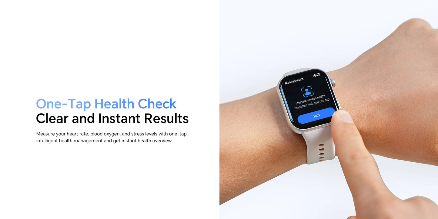 Global Version HONOR CHOICE InFoWear Watch 2i Smartwatch 1.85inches AMOLED Screen All-Day Health Monitoring Bluetooth Call