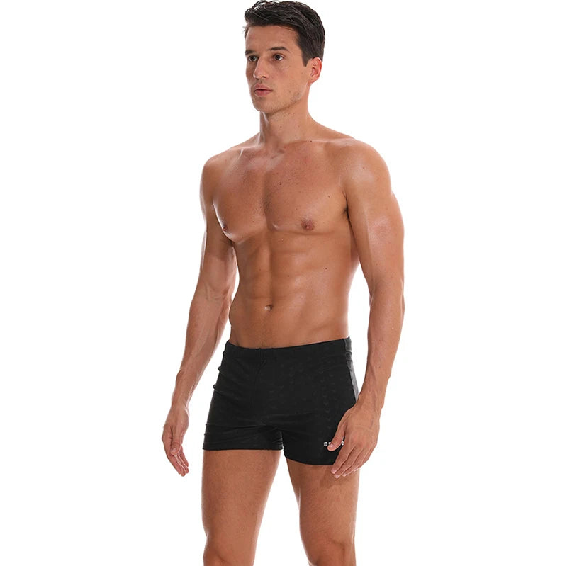 Herren Schwimmbekleidung 2025 - ESCATCH Plus-Size Fashion Elastische Schwimmhose