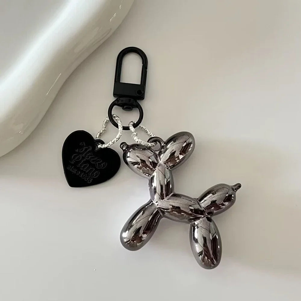 Damen Schlüsselanhänger 2025 - Adorable Balloon Dog Y2k Bag Charms Cute Puppies Acrylic