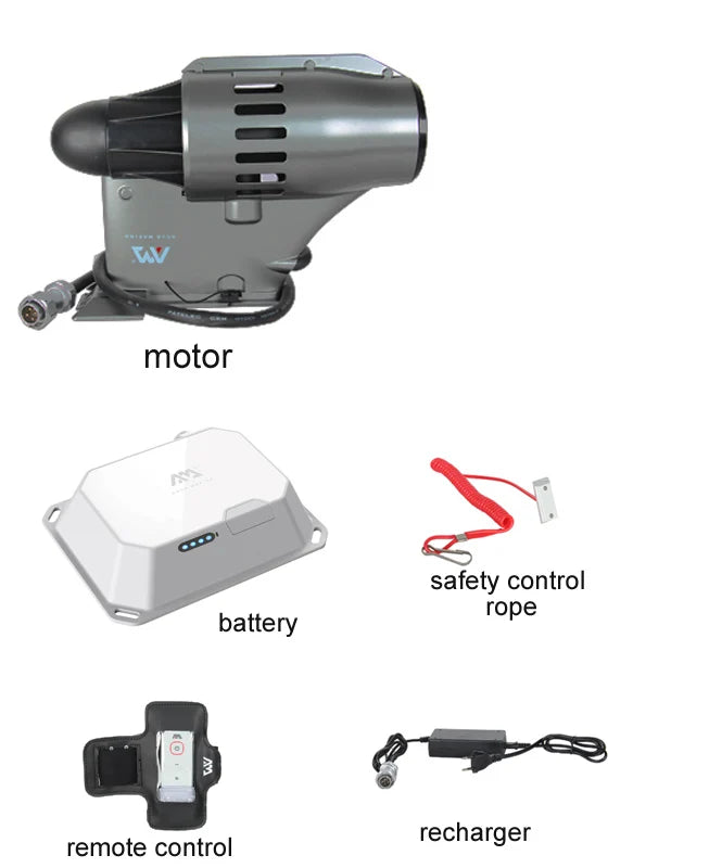 SUP Motor 2025 - AQUA MARINA BLUEDRIVE POWER FIN 12V Electric für Stand Up Paddle