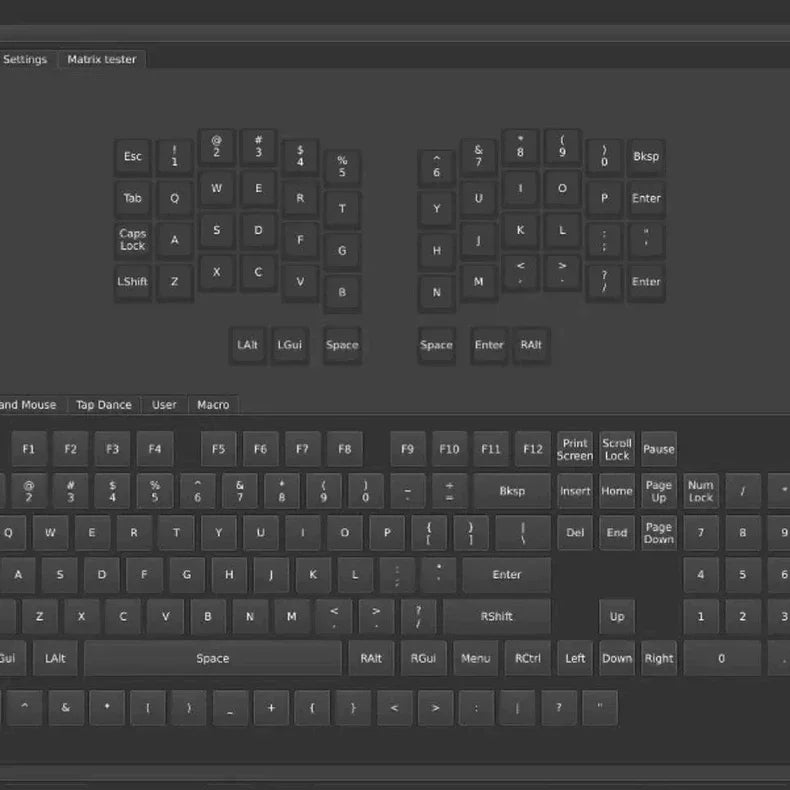 IROK Silakka54 Split-Tastatur Hot-Swap - USB ohne Akku mini