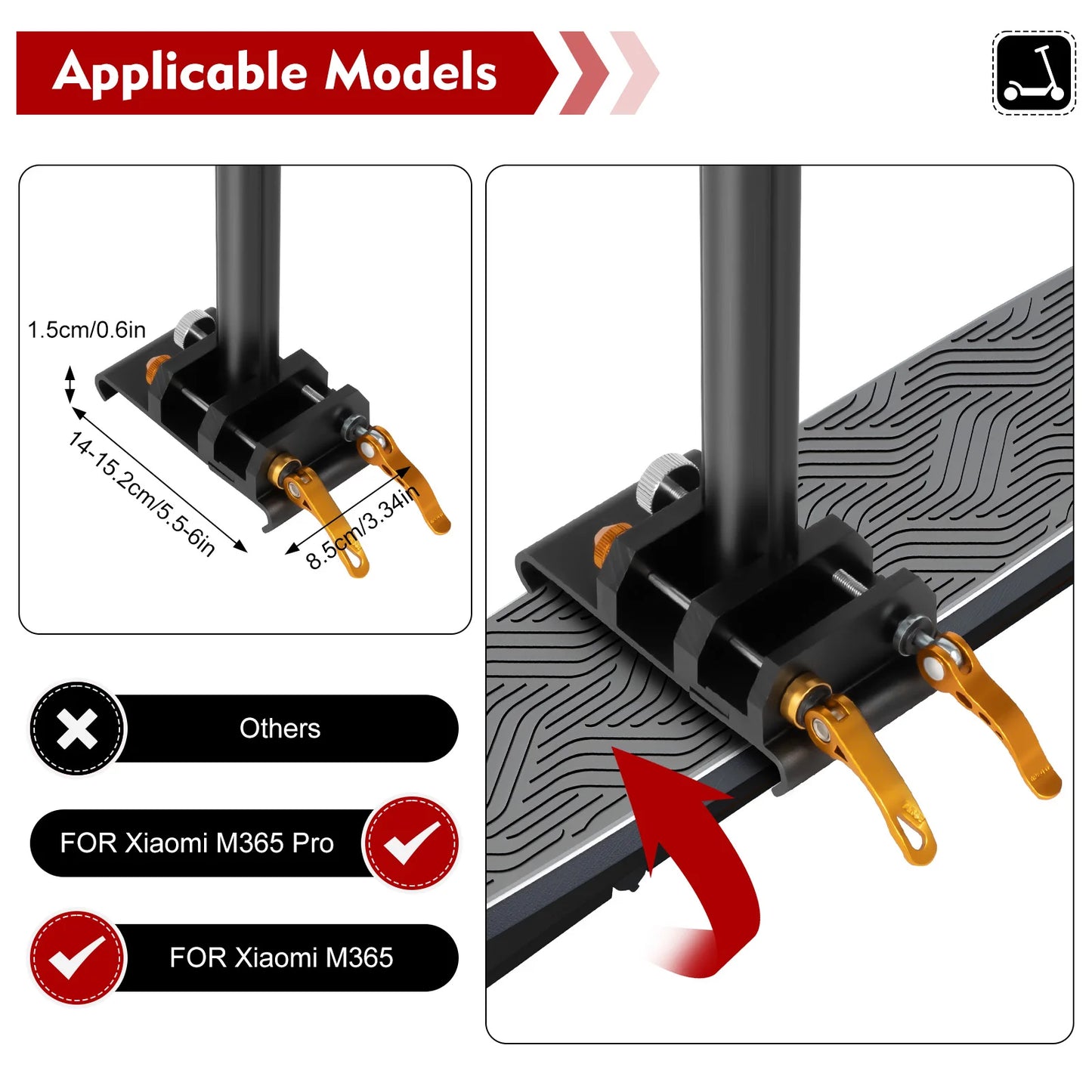 For Xiaomi M365 and Xiaomi M365 Pro Electric Scooter Comfort Seat Saddle Adjustable Scooter Seat