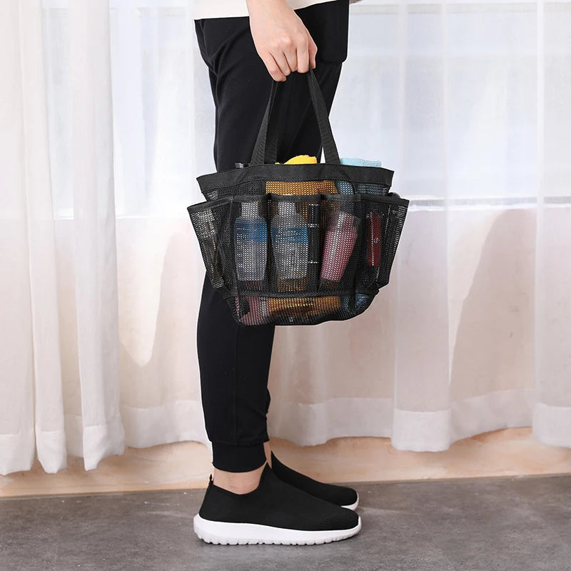 Strand-Tasche 2025: Large Mesh Beach Tote Bag Vacation Beach Toy Bag Swimming Bag Packable for Beach Pool Trip & Vacation Collection