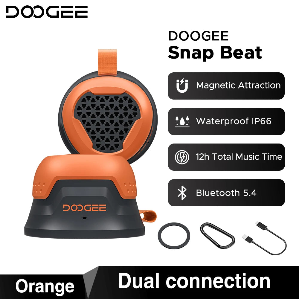 DOOGEE SnapBeat Magnetischer BT-Lautsprecher - 12h Akku, <25W, Kompakt