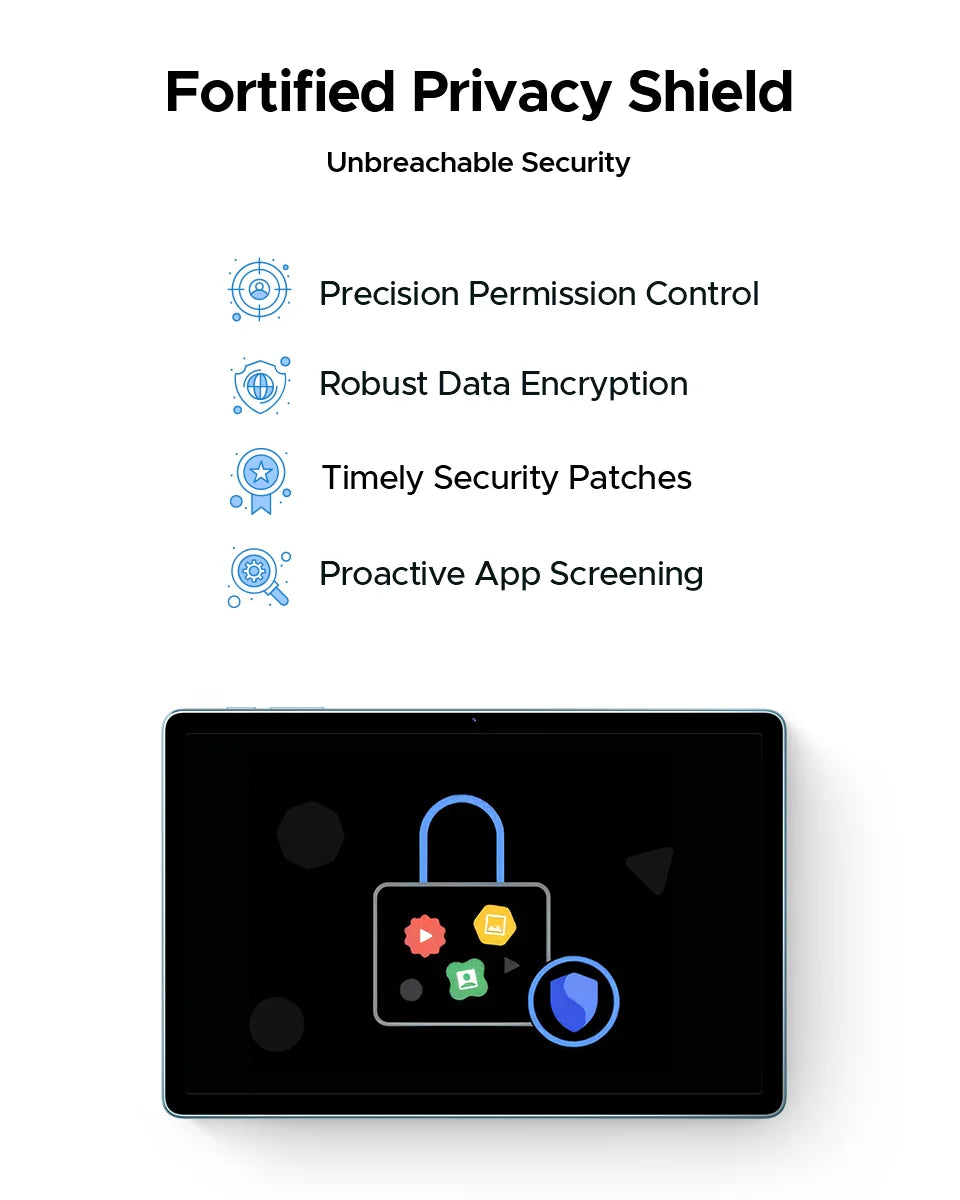 DOOGEE Tab A9 Pro+ Android 15 Tablet - 11 Zoll, 128 GB, 8580 mAh