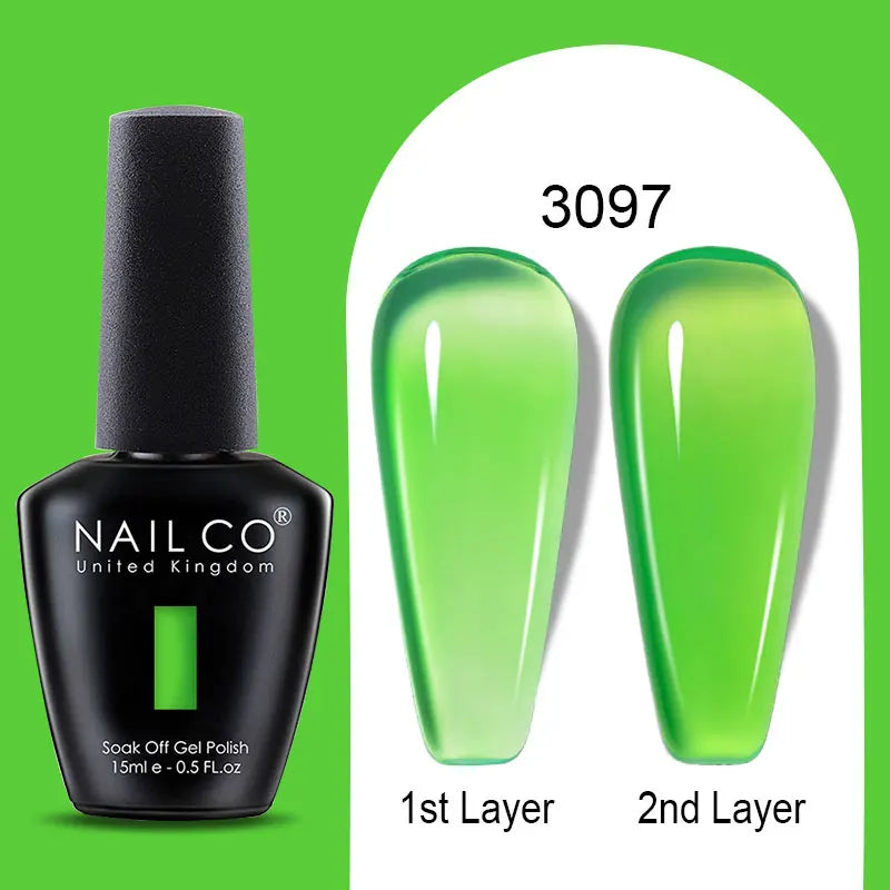 NailCO Gel Nail Polish Nail Art Translucent Vernis Semi Permanent UV LED Lamp Gel Manicure for Gel Polish Nail Glue Productos