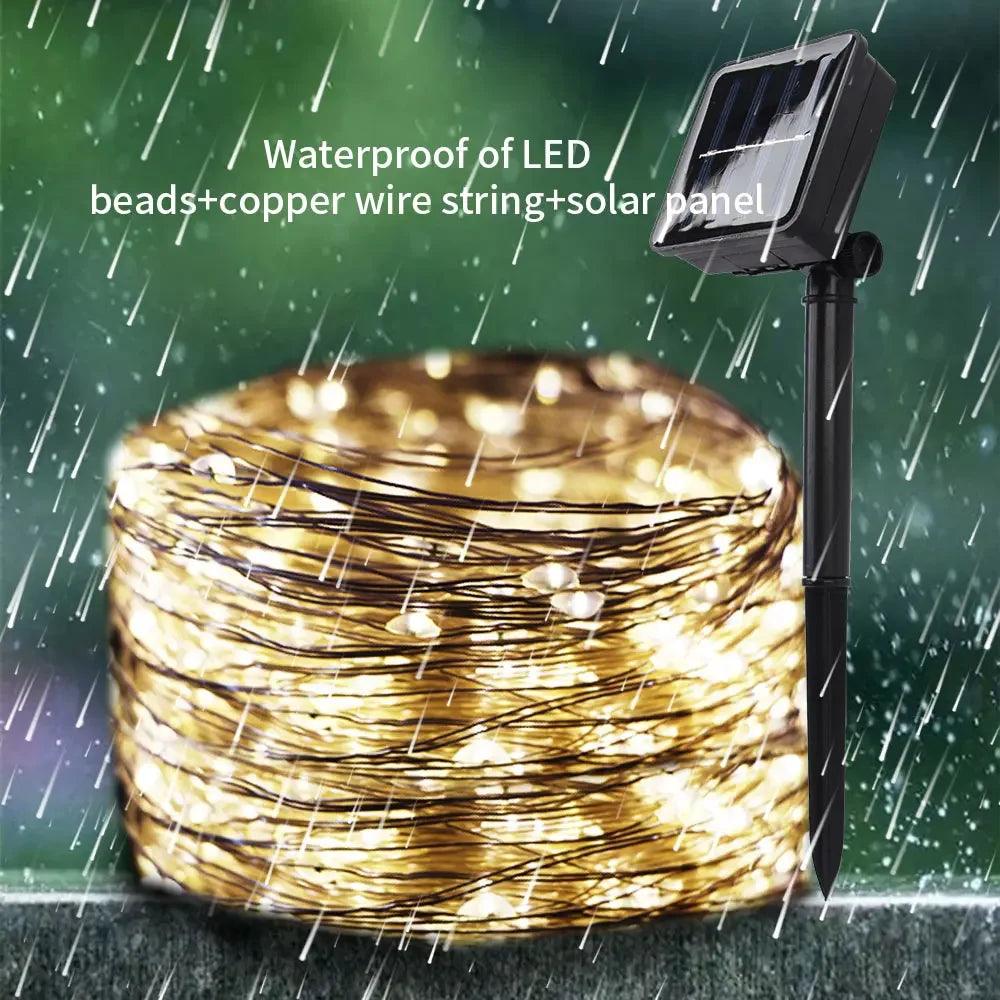 ZTree LED Lichterkette Außen Solar - Kapazität Batterie, Leistung, Länge