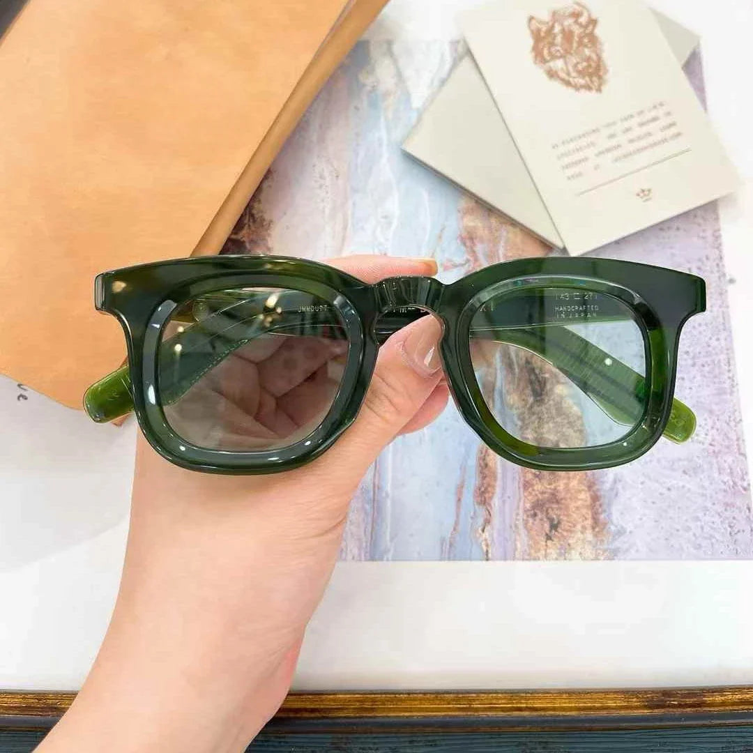 Jacques Marie Mage DEVAUX Inspired sunglasses thick acetate retro square