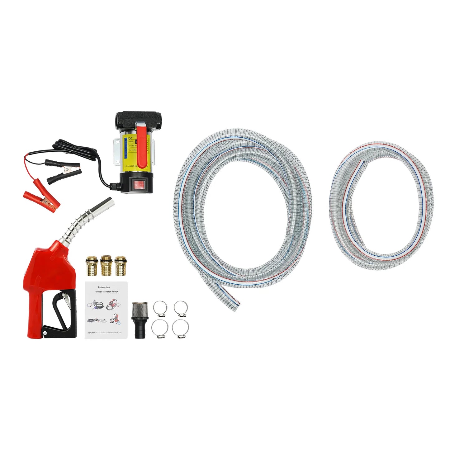 Dieselpumpe 2025: Diesel Pump Fuel Oil Pump Automatic Pistole 12V/230V 45L/50L/60L/MIN Self Priming Electric Oil Pump Diesel Pumpjack Kit Collection