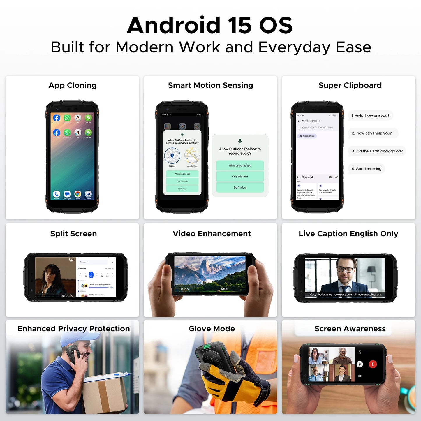 DOOGEE Fire 3 Robustes - 8350mAh Akku, 5,5 Zoll Display, 12 GB RAM