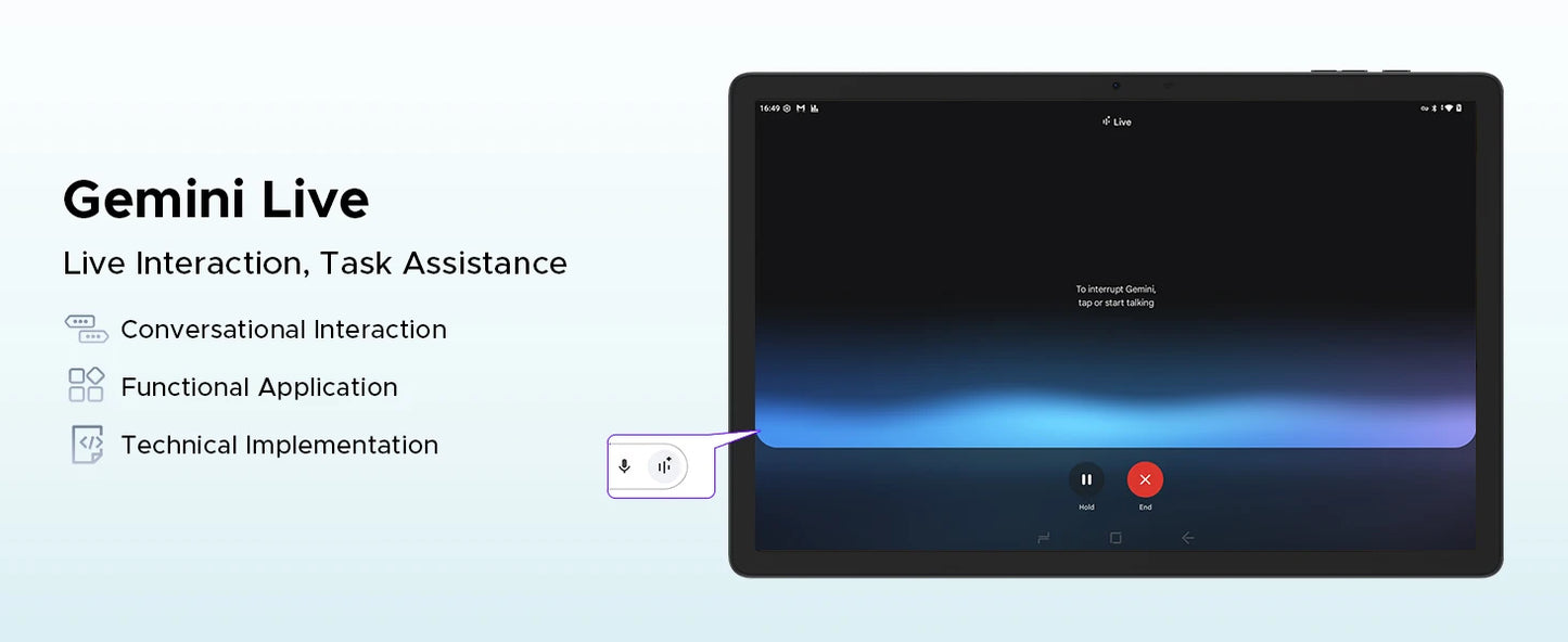 DOOGEE Tab E3 Gemini AI - 12 Zoll Display, 8800mAh Akku, Helio G100
