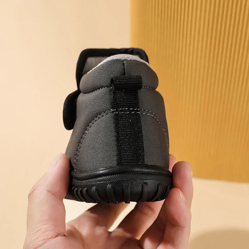 Mädchen Winter Stiefel Kleinkind Kinder Schnee Stiefel Für Jungen Mode Turnschuhe Knöchel Warme Plüsch Kurze Stiefel Casual Baumwolle Schuhe