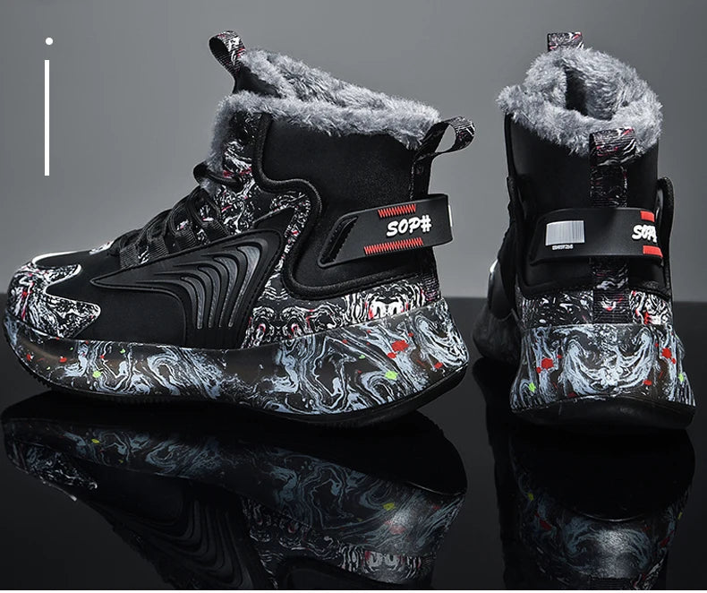 Ghete de iarnă Lexsan Allround cu șireturi, impermeabile - mărime până la gleznă, talpă antiderapantă