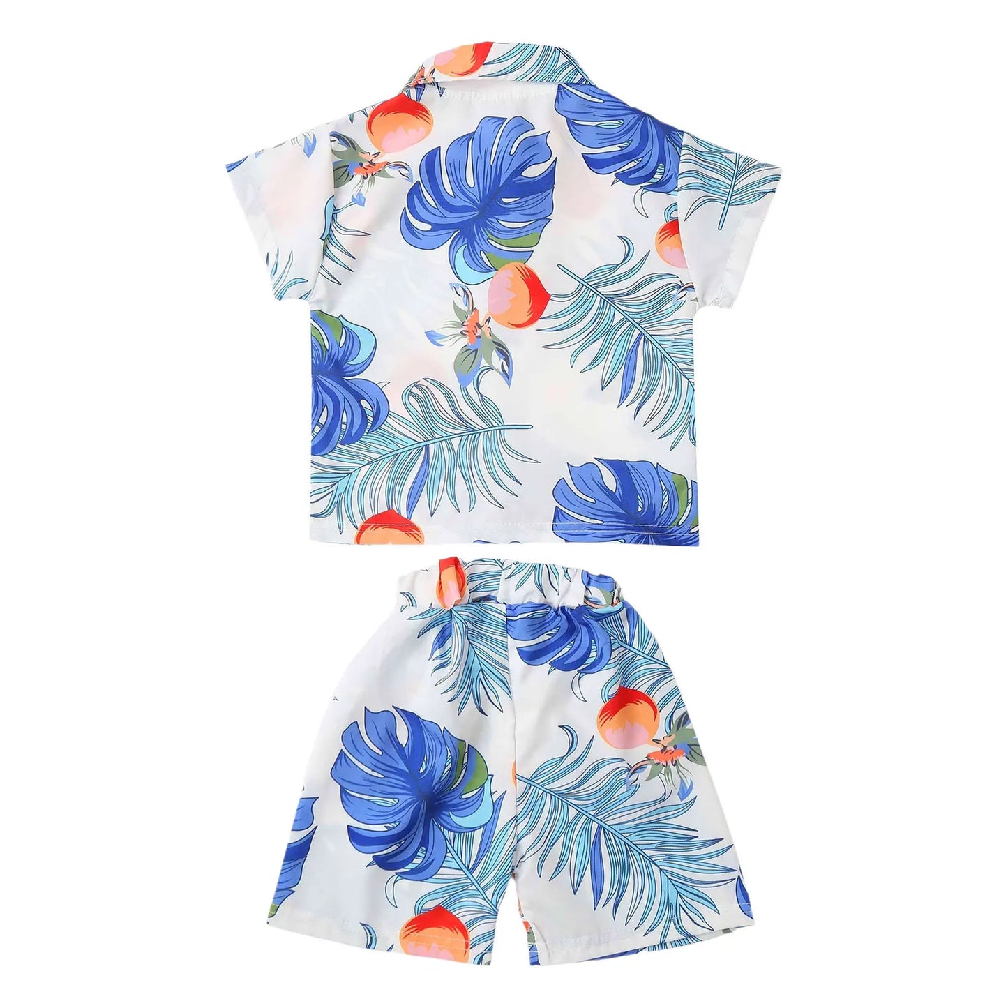 Jungen-Sommer-Set 2025: Hawaii-Hemd & Shorts - Premium Vacation Collection